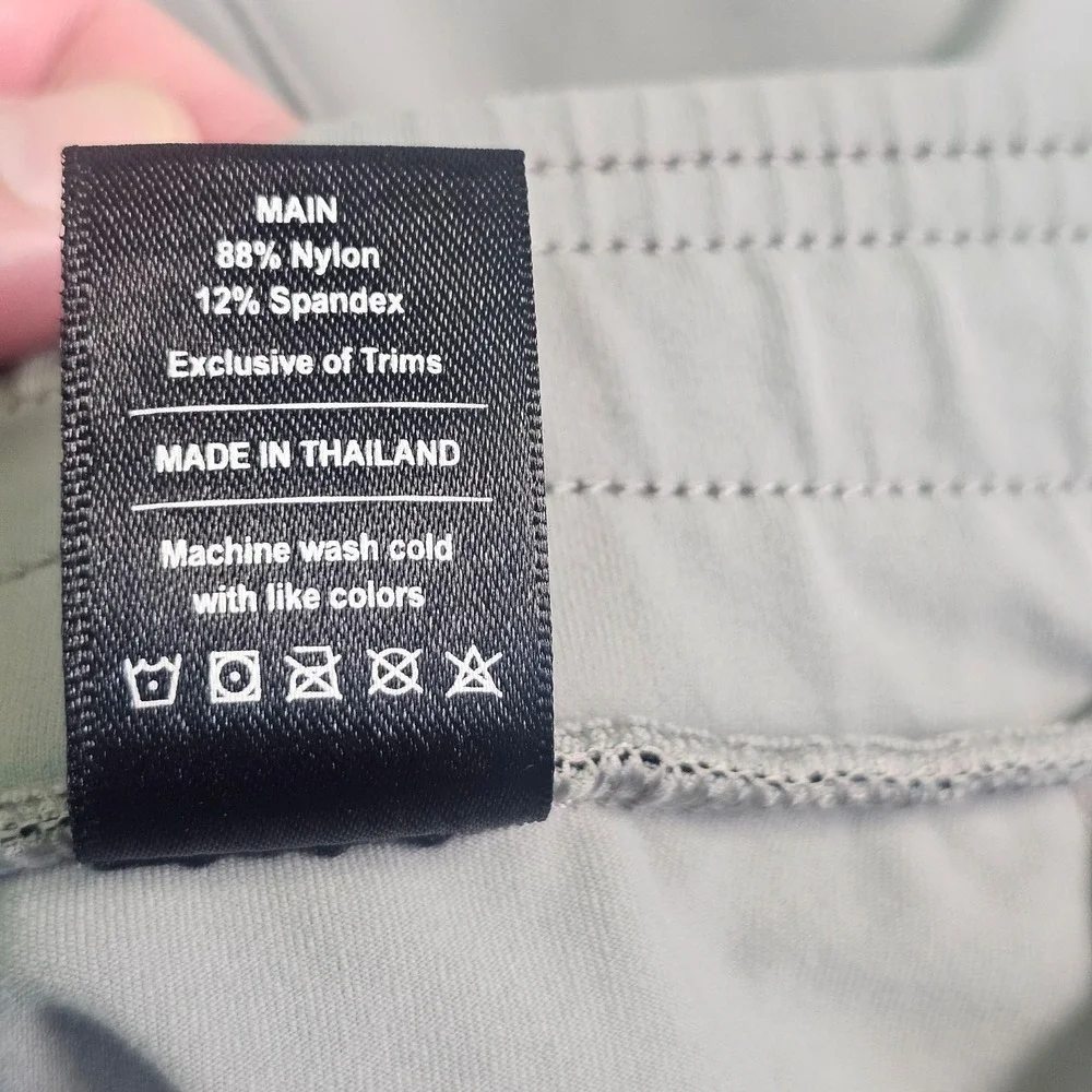 Public Rec Pants Mens 40x32 Gray Stretch Jogger Elastic Waist Zip Pocket Travel